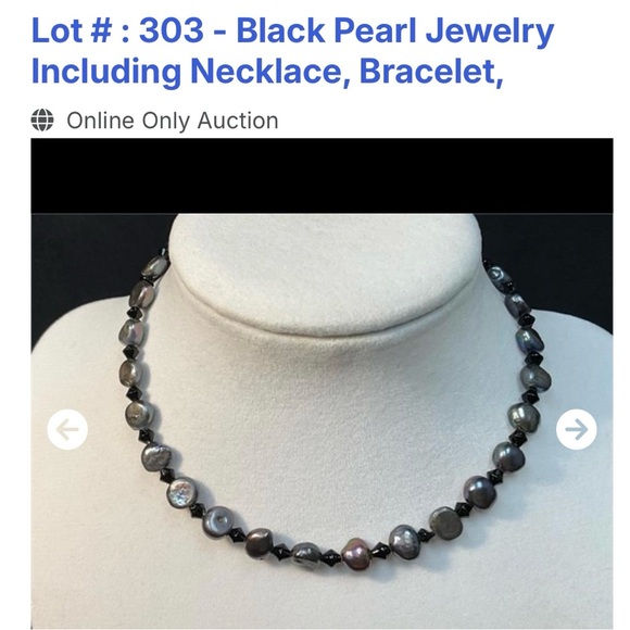 Black Pearl Jewelry Set - Picture 8 of 11